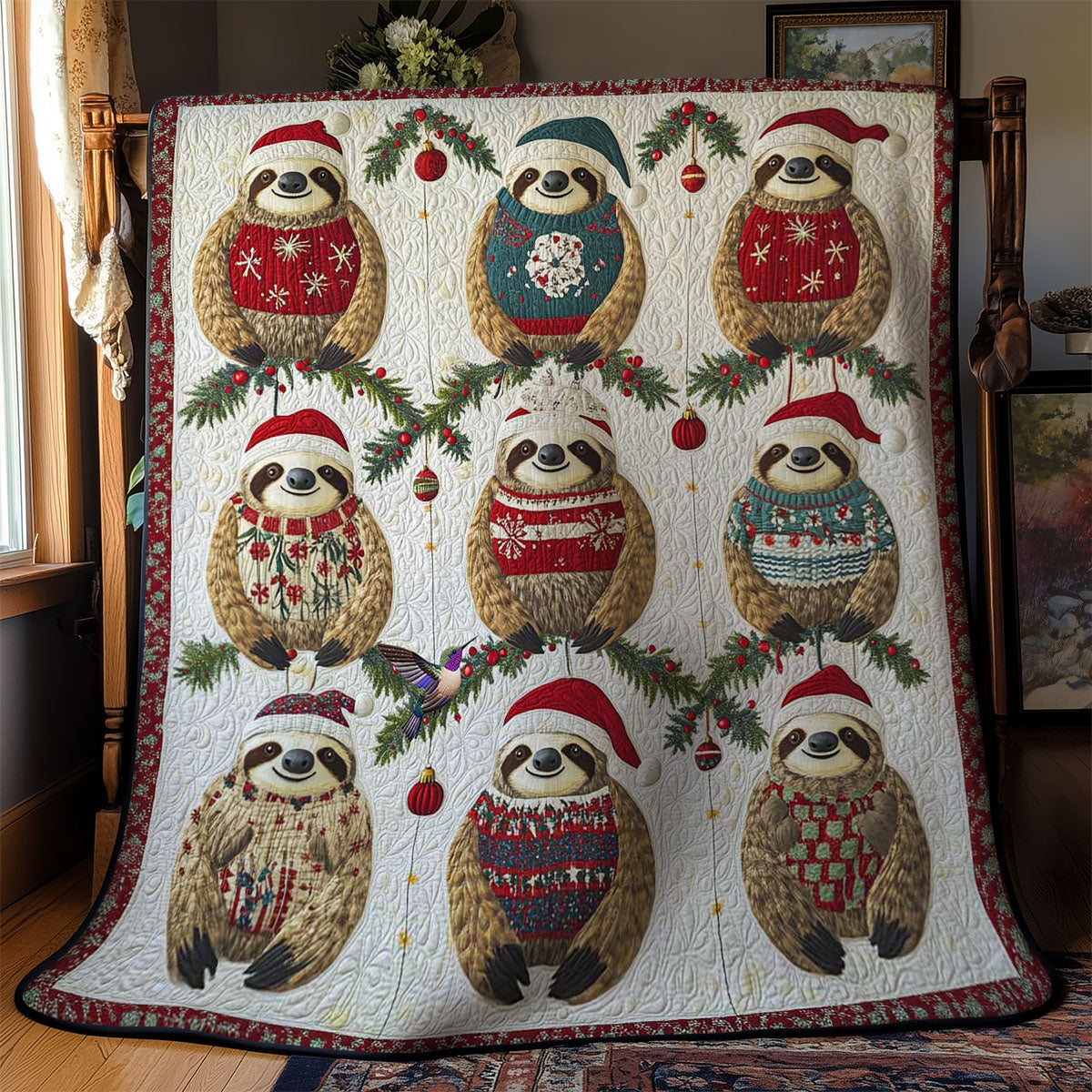 Slothmas Wonderland WN1612014CL Quilt