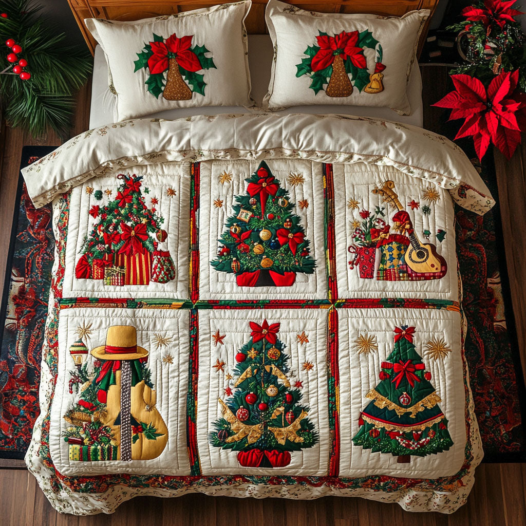Serenade Christmas Tree WN2608090CL Duvet Cover Set