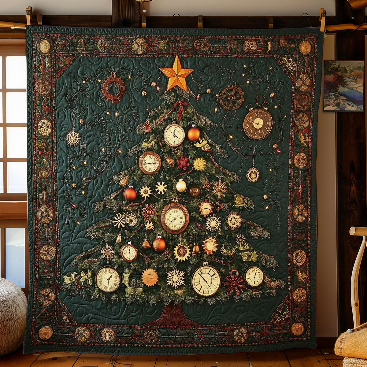 Mechanic Christmas Tree WN1005036CL Quilt