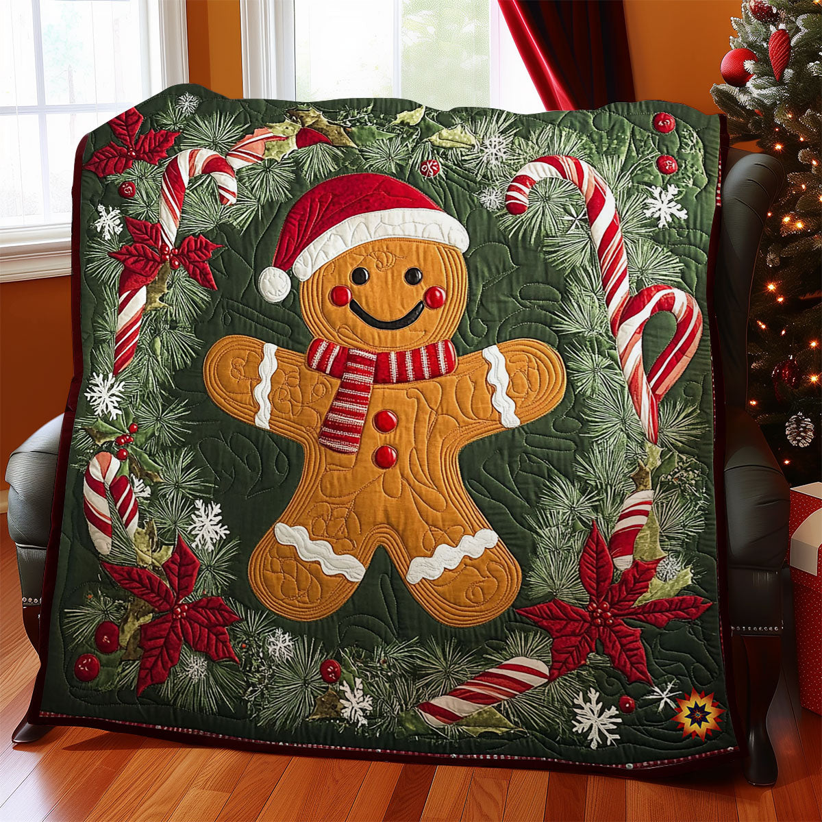 Christmas Gingerman WY0312021CL Quilt