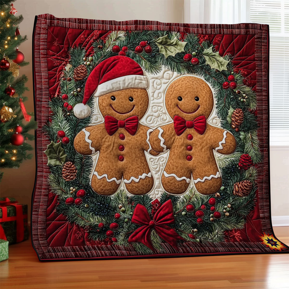 Couple Gingerman WY0212041CL Quilt