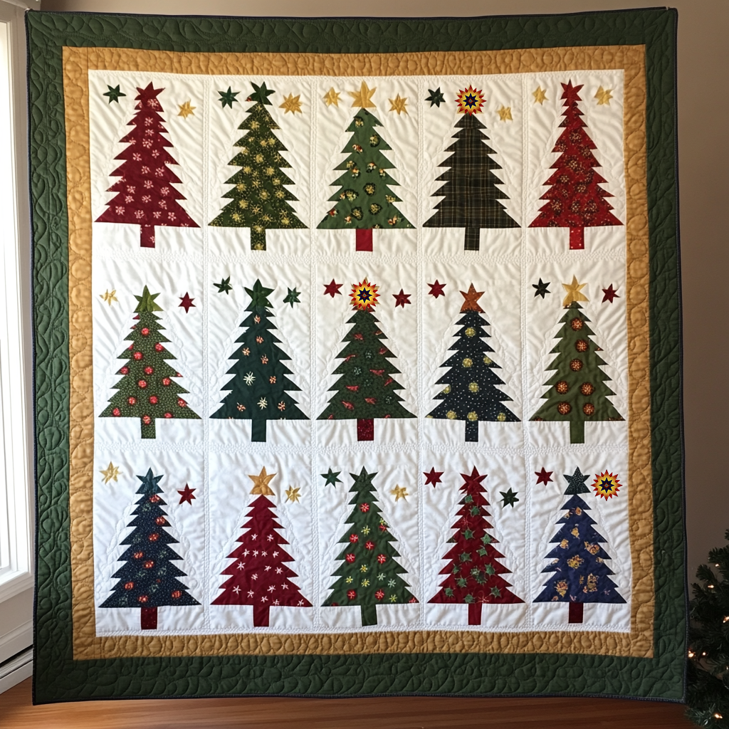 Christmas Tree XR0212002CL Quilt