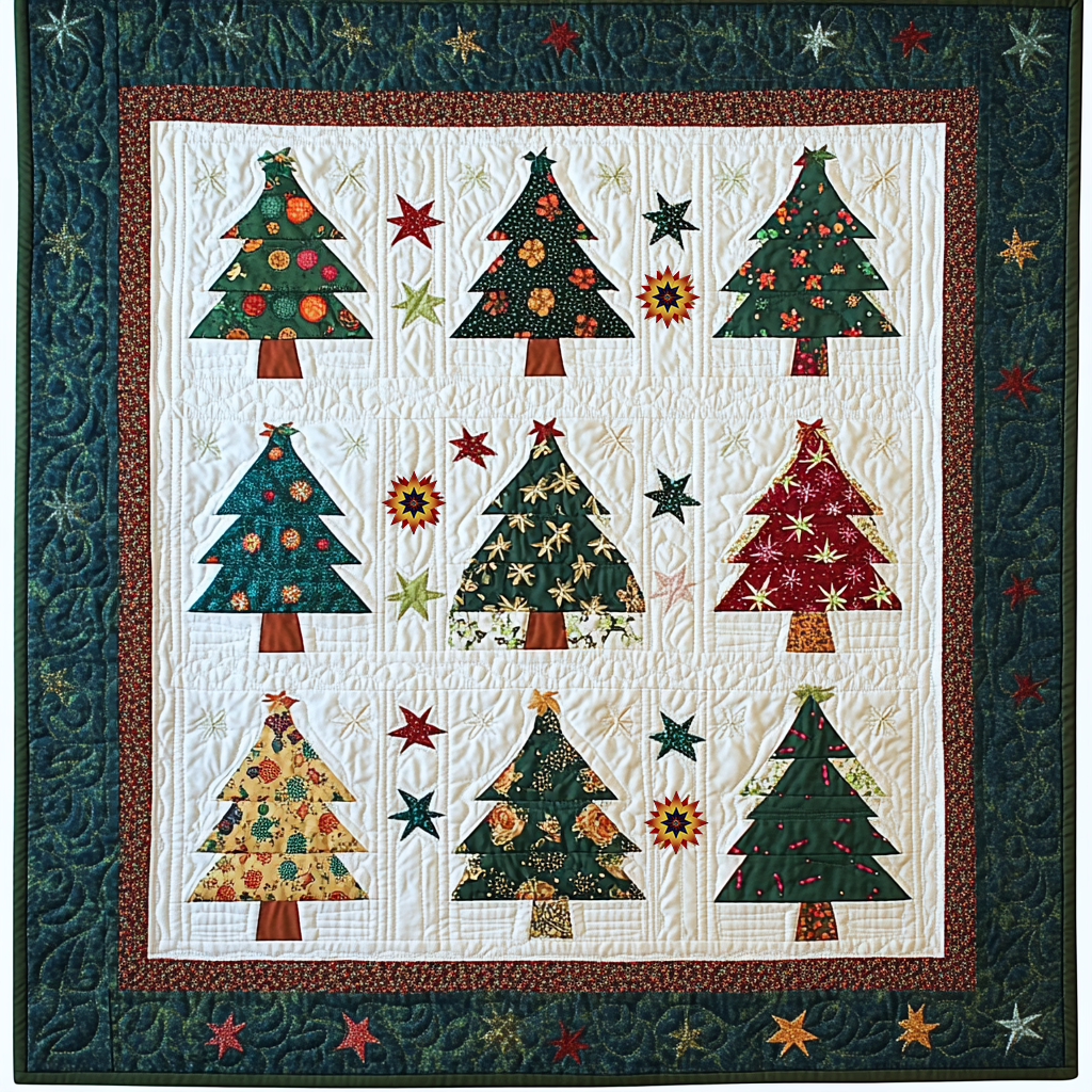 Christmas Tree XR0212003CL Quilt