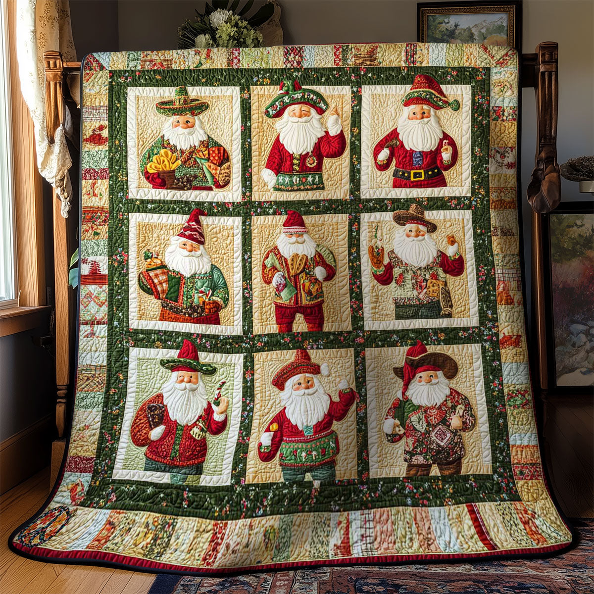 Santa’s Mexican Feast WN2311019CL Quilt