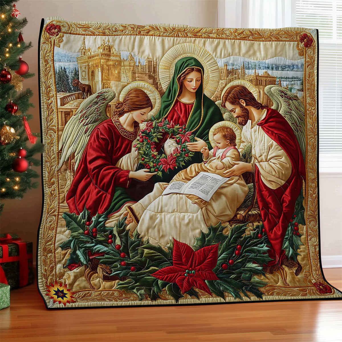 Mary And Jesus WY0612016CL Quilt