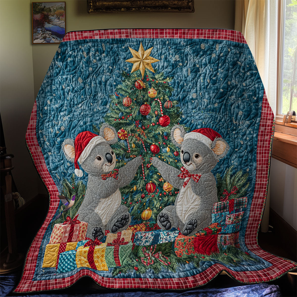 Koala Christmas WY1911055CL Quilt