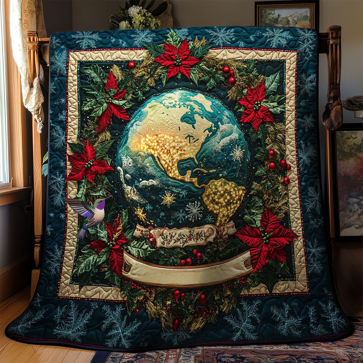 Holiday Earth WN1612026CL Quilt