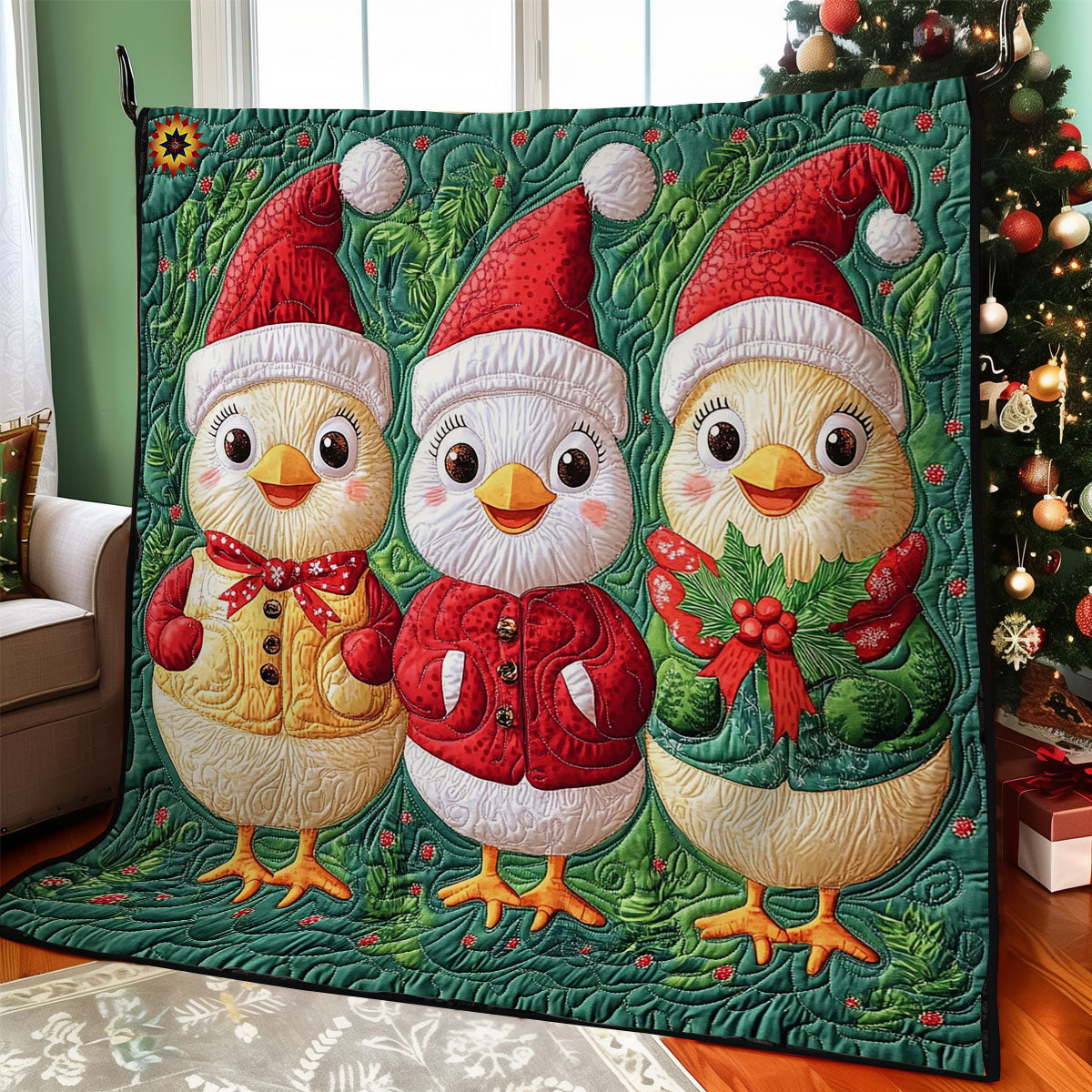 Christmas Chick WY2611038CL Quilt