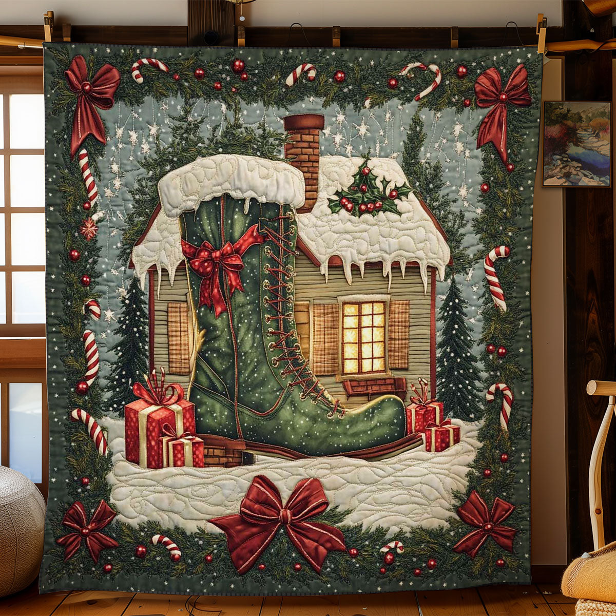 Boot House Magic WN2205006CL Quilt