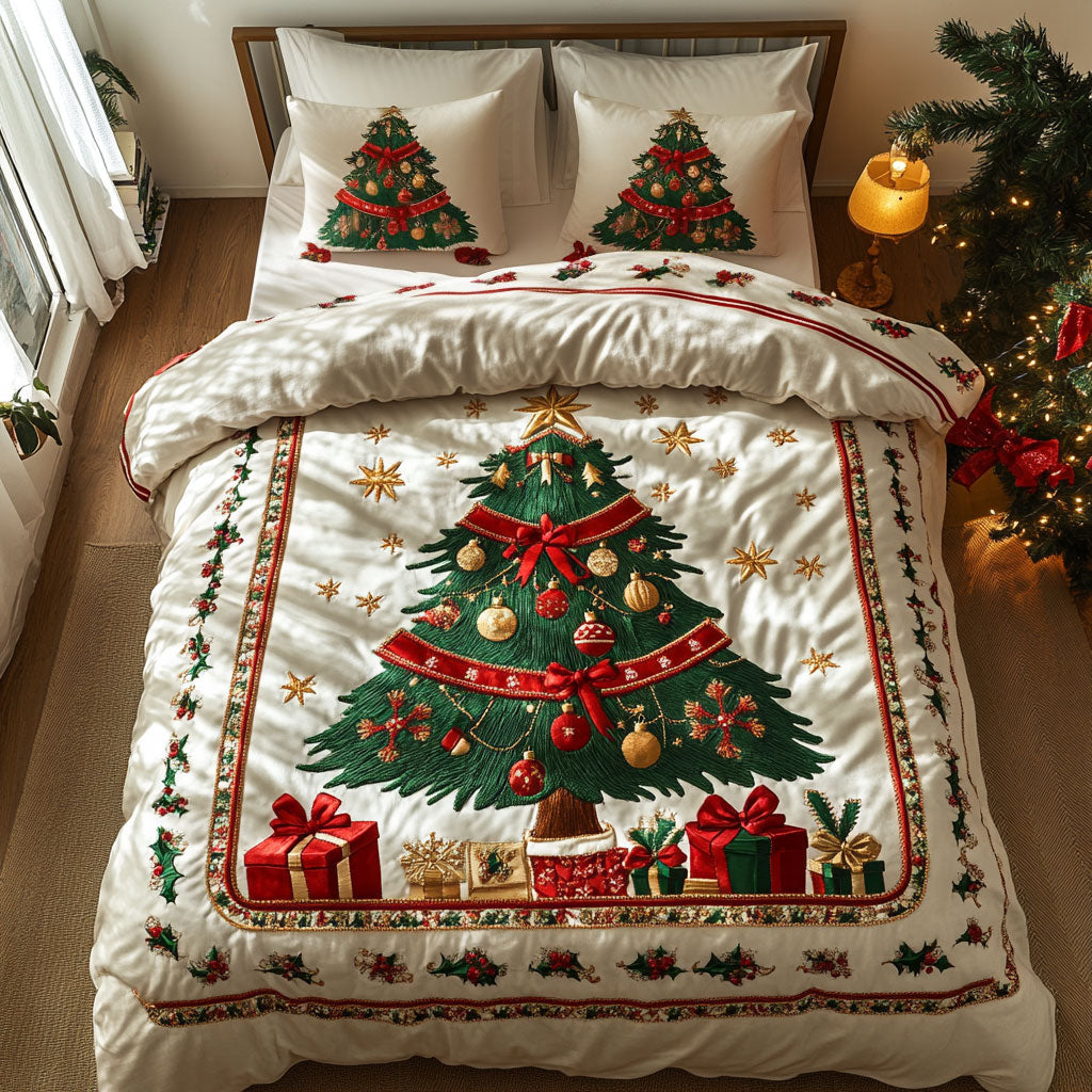 Margarita Christmas Tree WN2608062CL Duvet Cover Set