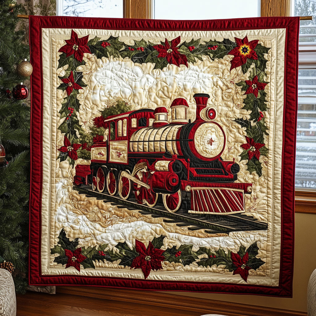Christmas Train WJ0212012CL Quilt