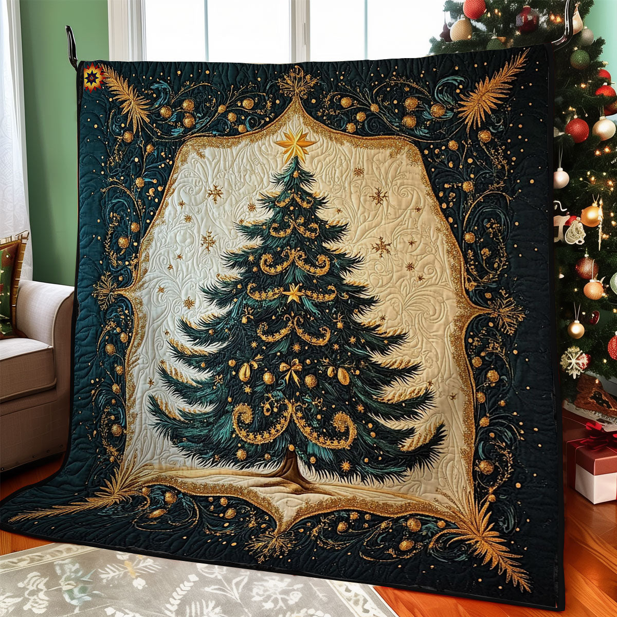 Royal Christmas Tree WY2311026CL Quilt