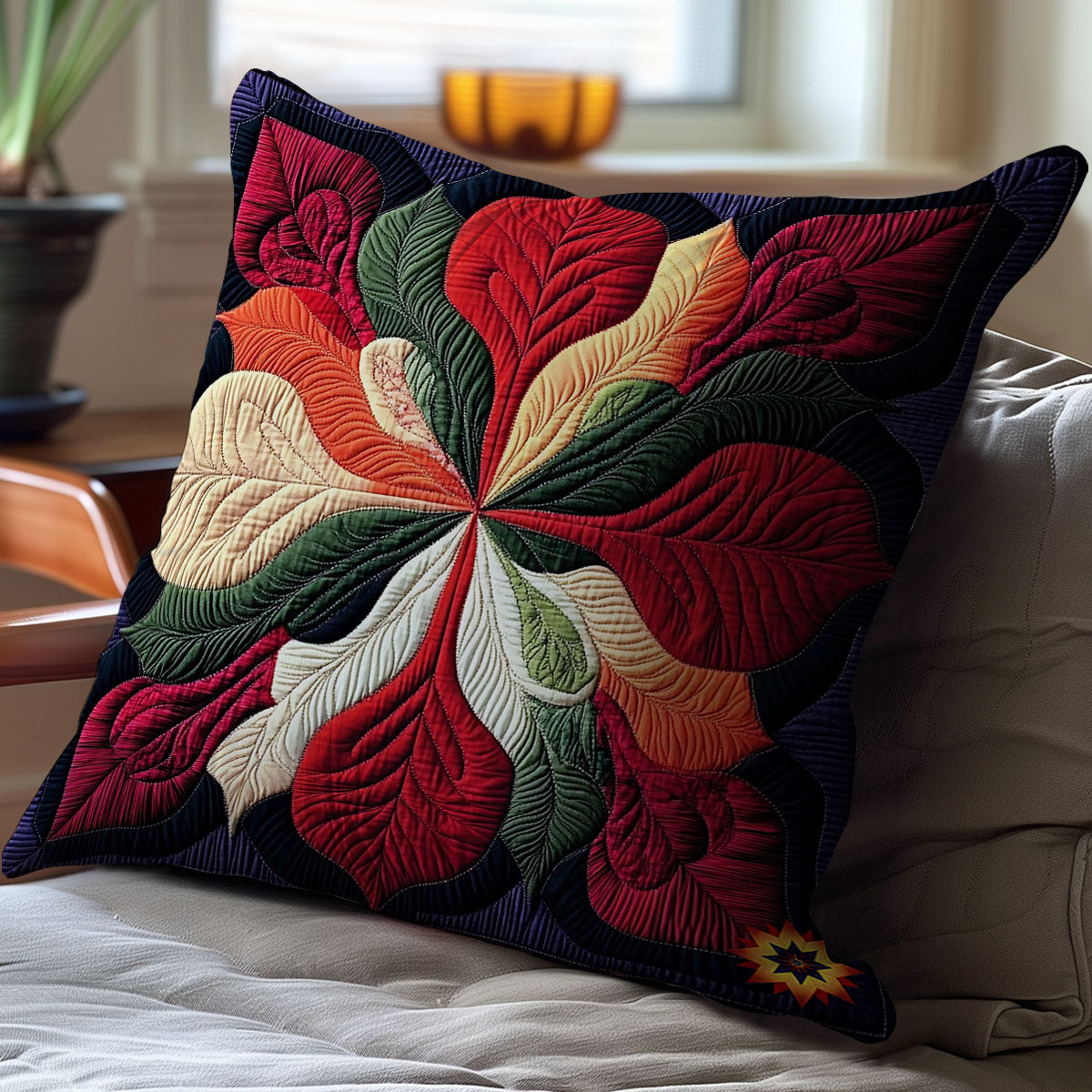 Christmas Flower WY2011055CL Quilt Pillow Case