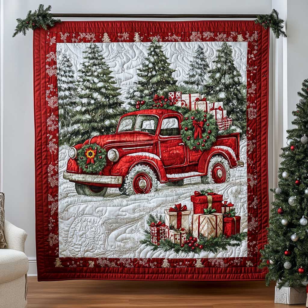 Christmas Gift Truck WP2611017CL Quilt