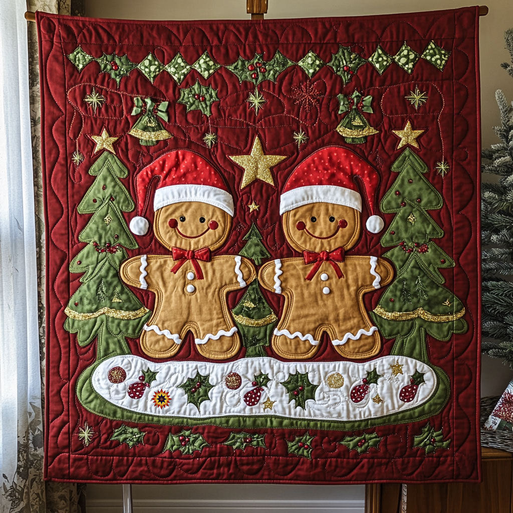 Christmas Gingerbread WJ1911021CL Quilt