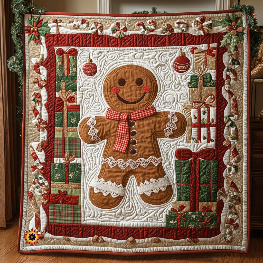 Gingerbread Christmas WX2111021CL Quilt