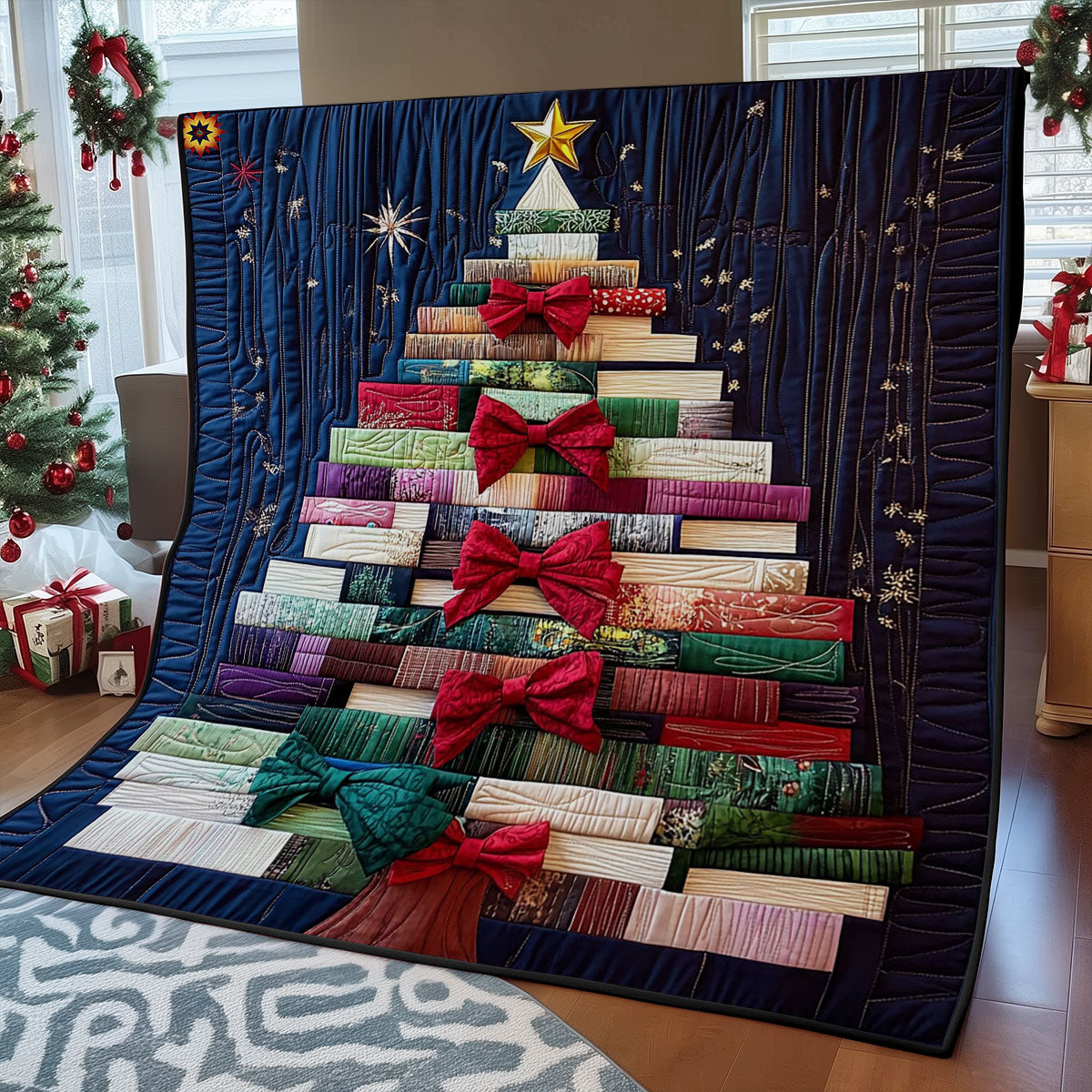 Christmas Tree Book WY2711038CL Quilt