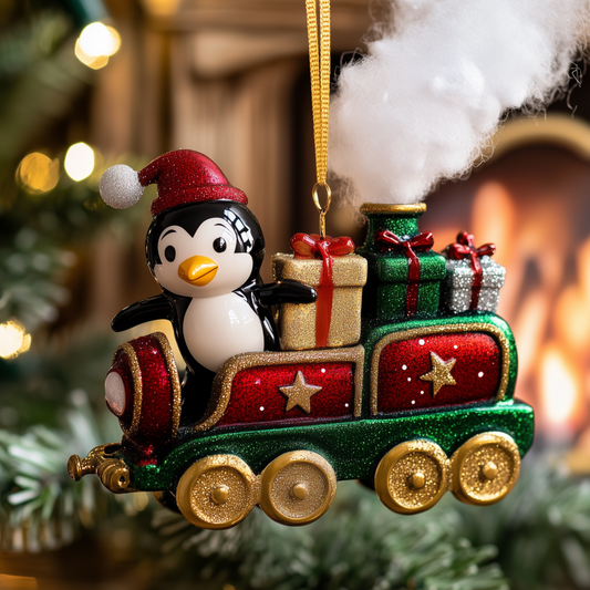 Holiday Express Penguin LT1610004CL Christmas Ornament