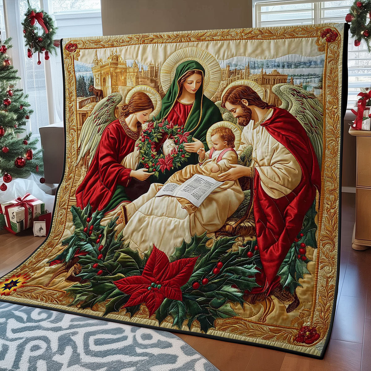 Mary And Jesus WY0612016CL Quilt