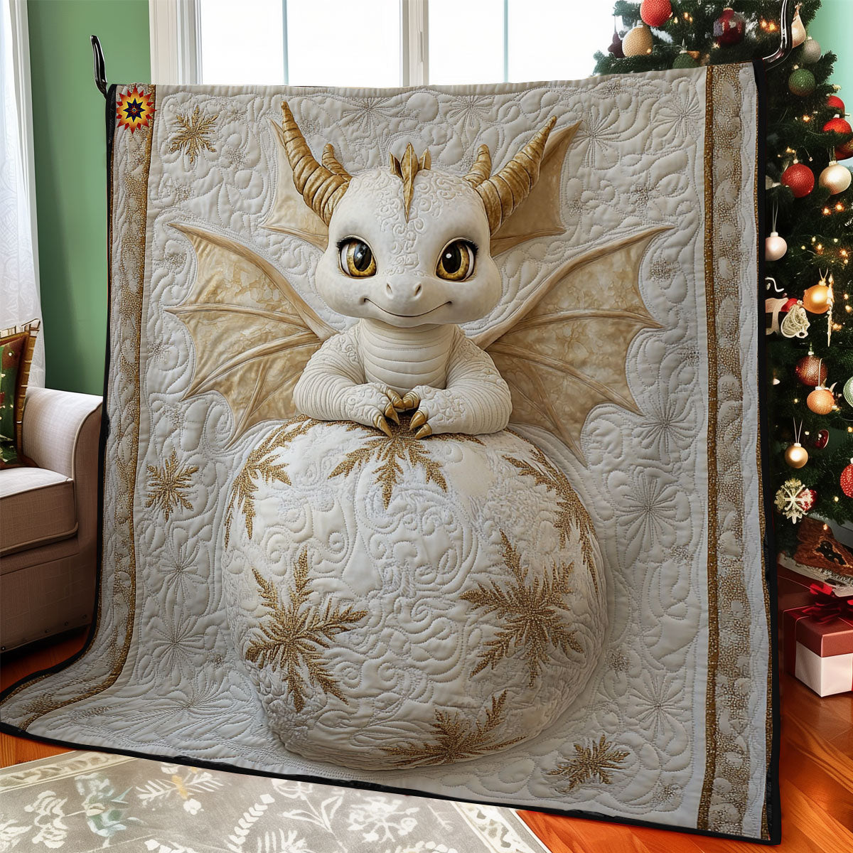 Snowball Dragon WY2611028CL Quilt