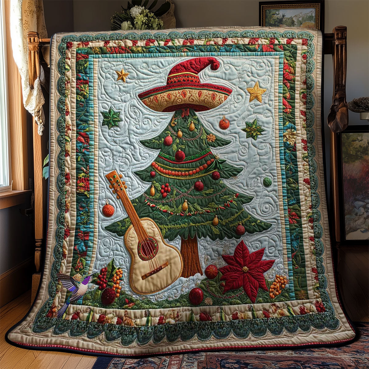 Feliz Navidad Tree WN1612018CL Quilt