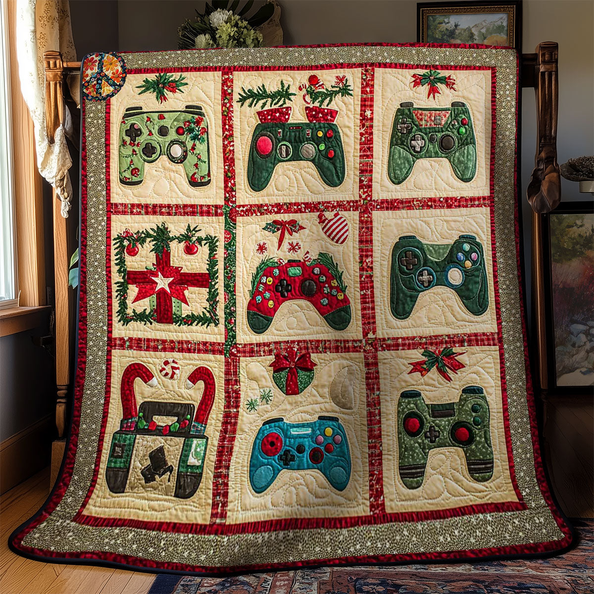 Gamer’s Christmas WN2311029CL Quilt