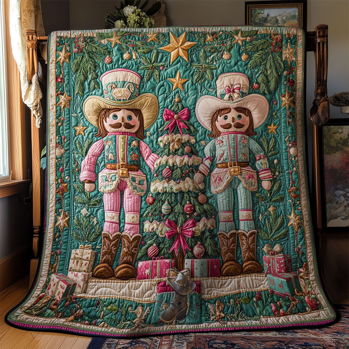 Cowboy Nutcracker WN1612023CL Quilt