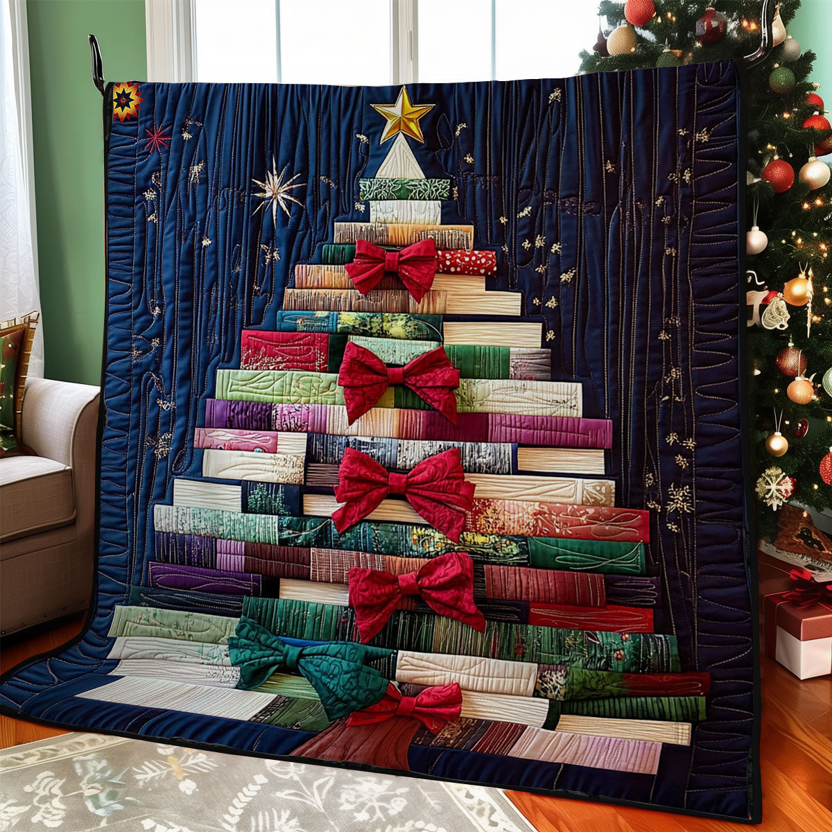 Christmas Tree Book WY2711038CL Quilt