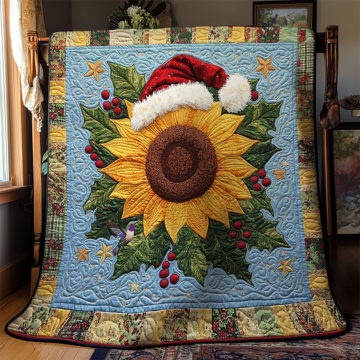 Festive Sunflower Glow WN2111035CL Quilt