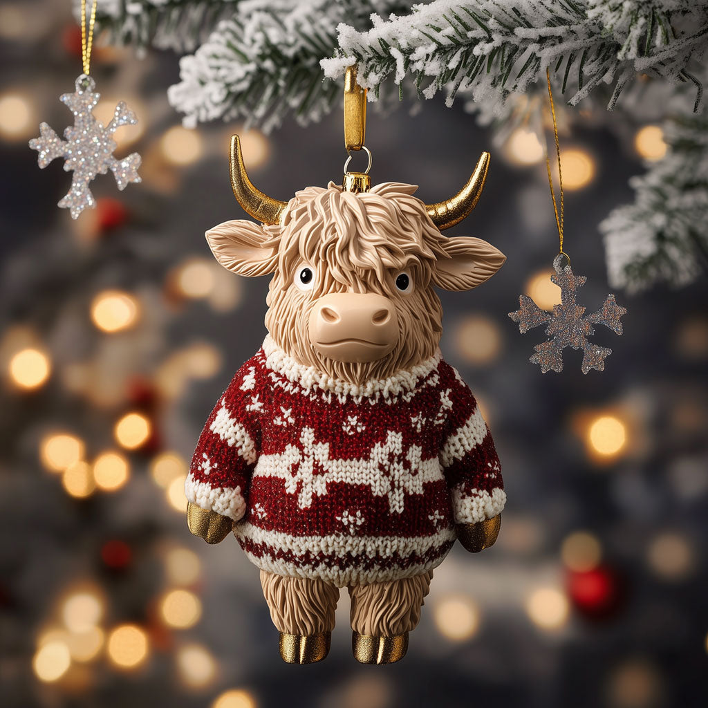 Highland Holiday Sweater LT2310007CL Christmas Ornament