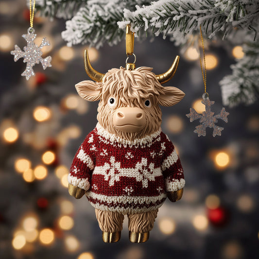 Highland Holiday Sweater LT2310007CL Christmas Ornament
