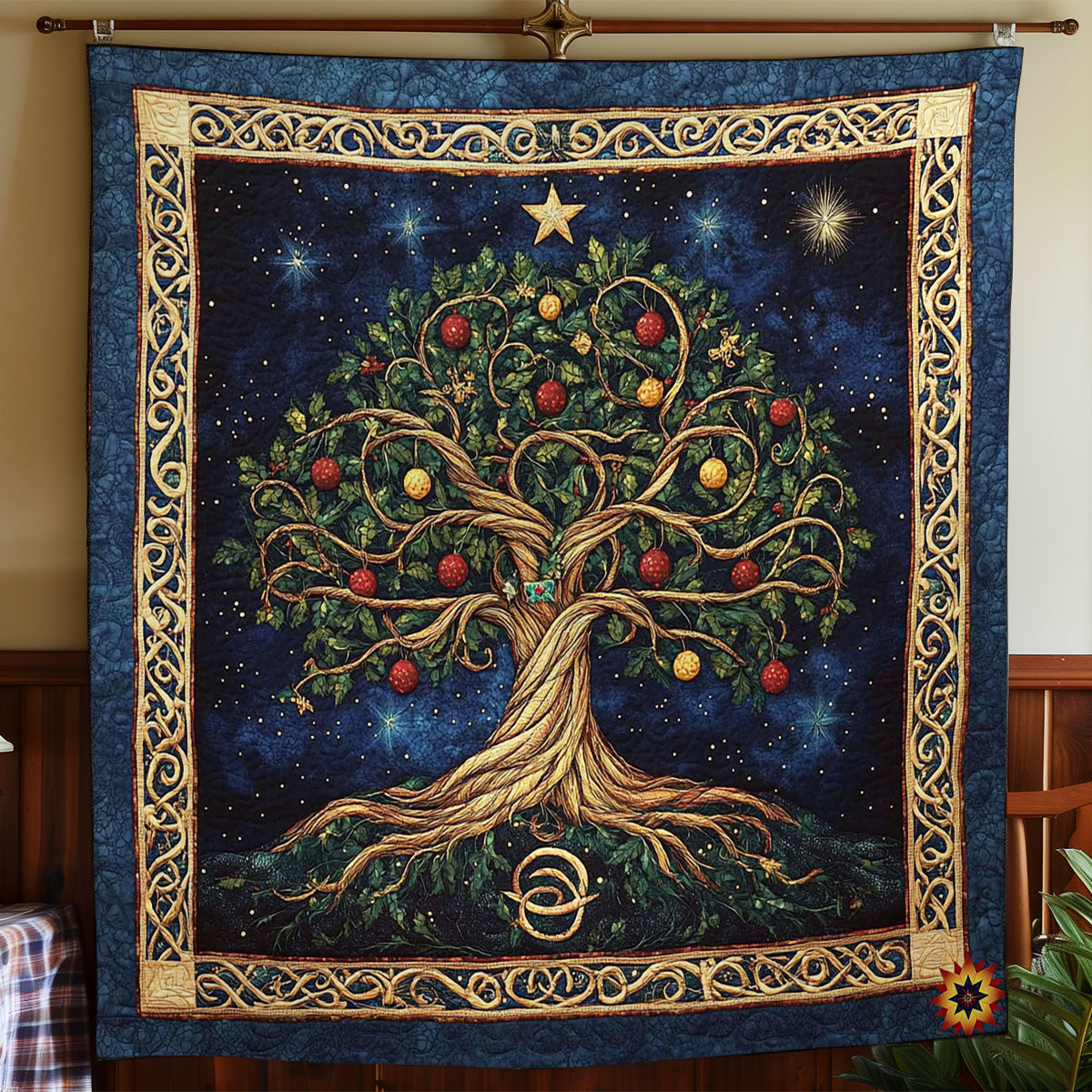 Christmas Tree Of Life WY2711027CL Quilt
