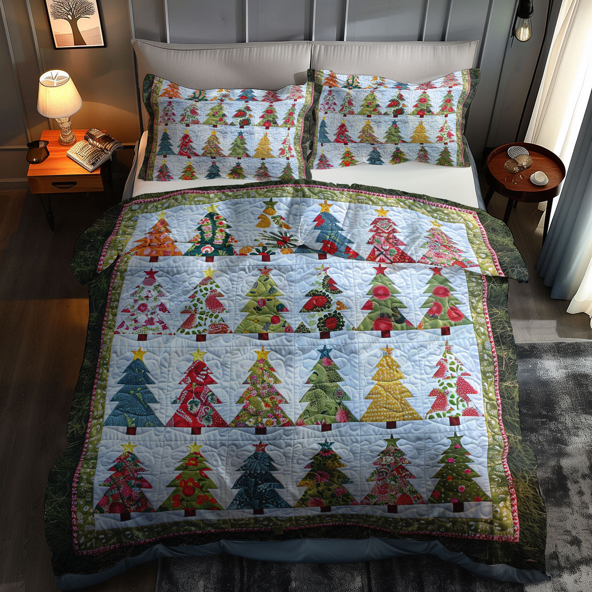 Christmas Tree WJ1106025CL Duvet Cover Set
