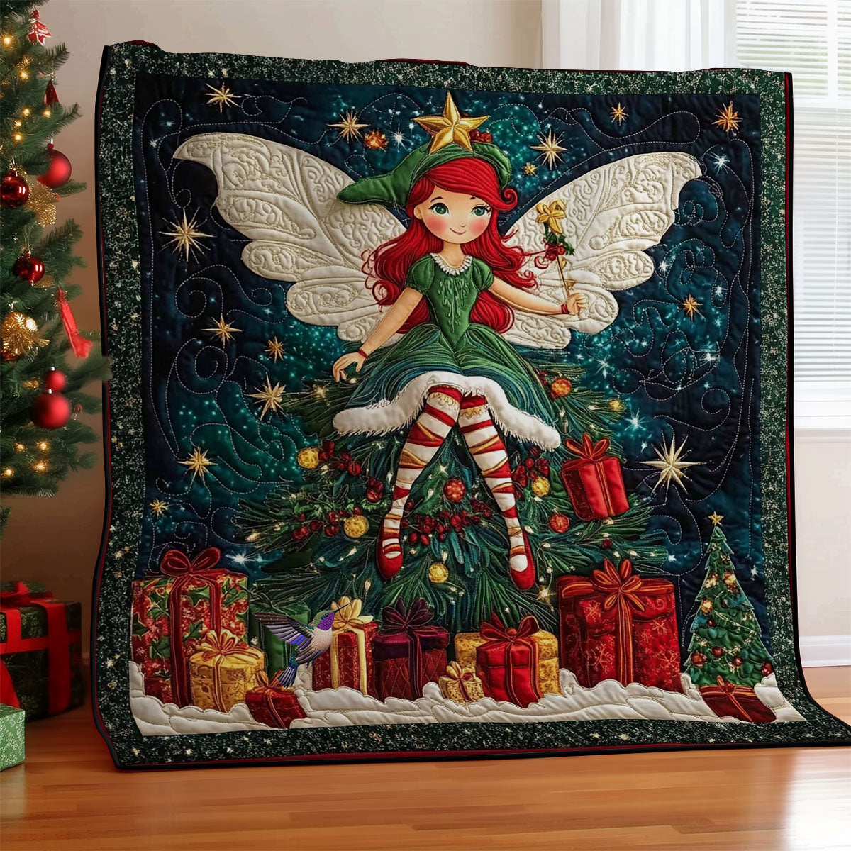 Christmas Fairy WY1212006CL Quilt