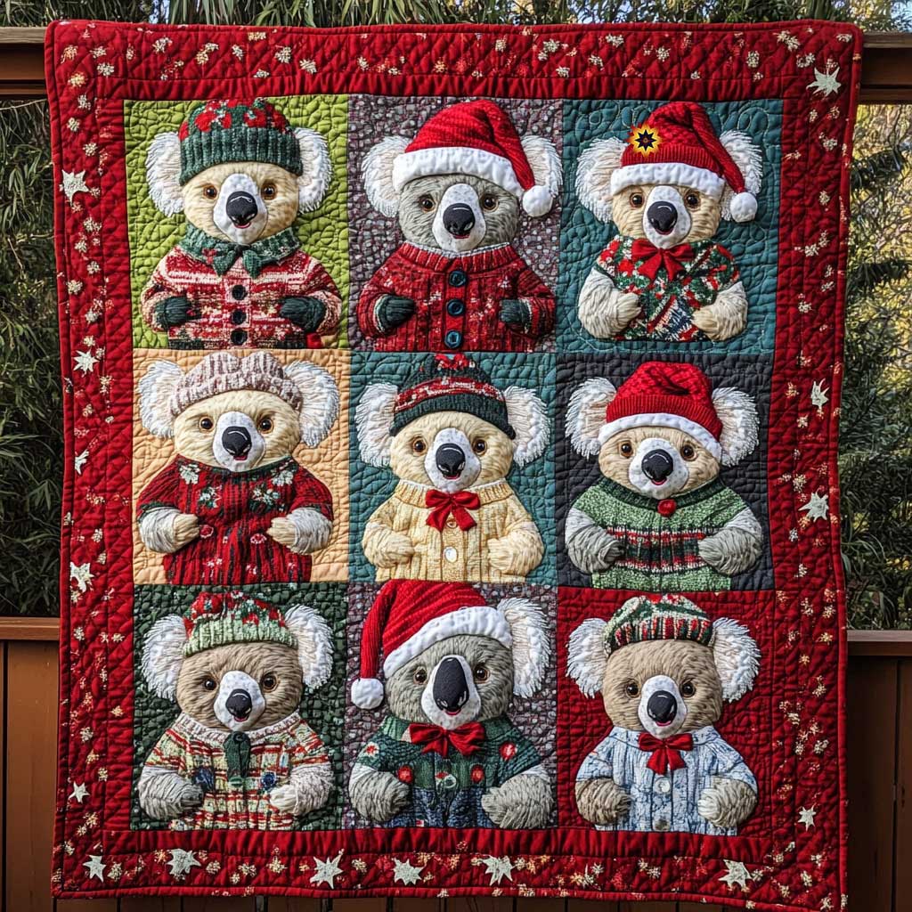Koala Christmas Gift WP1911019CL Quilt
