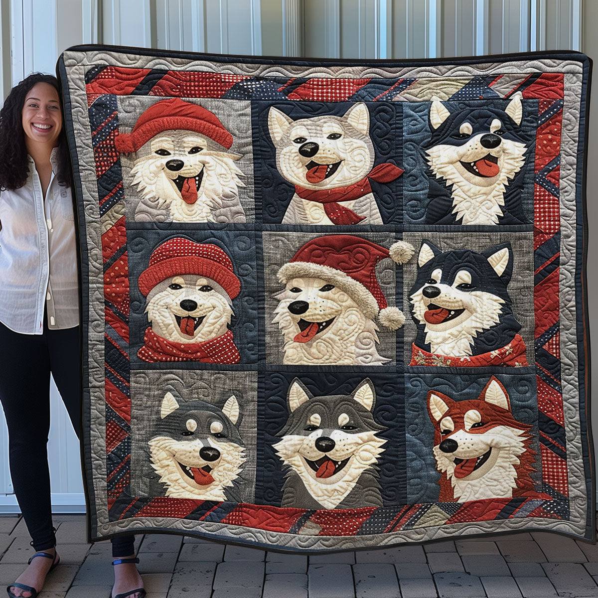 Charming Dog SR0908051CL Quilt