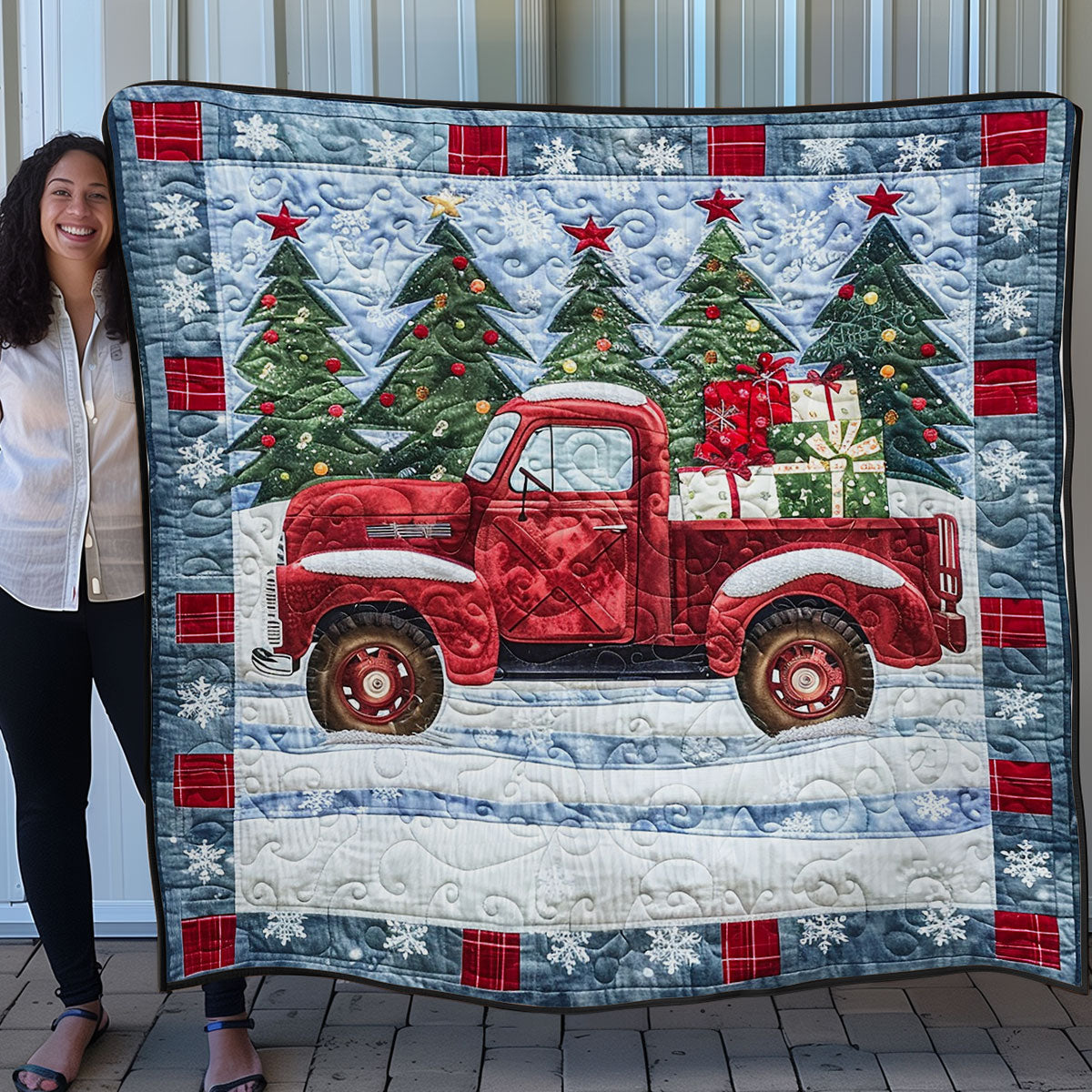 Christmas Truck SR1408037CL Quilt