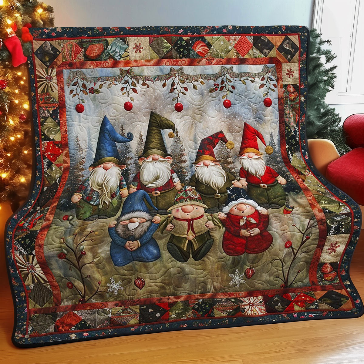 Gnomes WM1008089CL Quilt