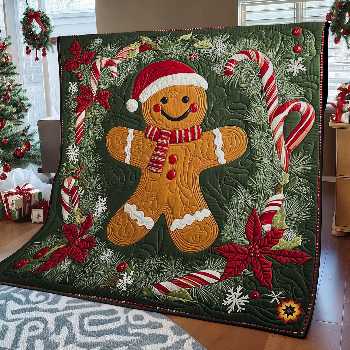 Christmas Gingerman WY0312021CL Quilt