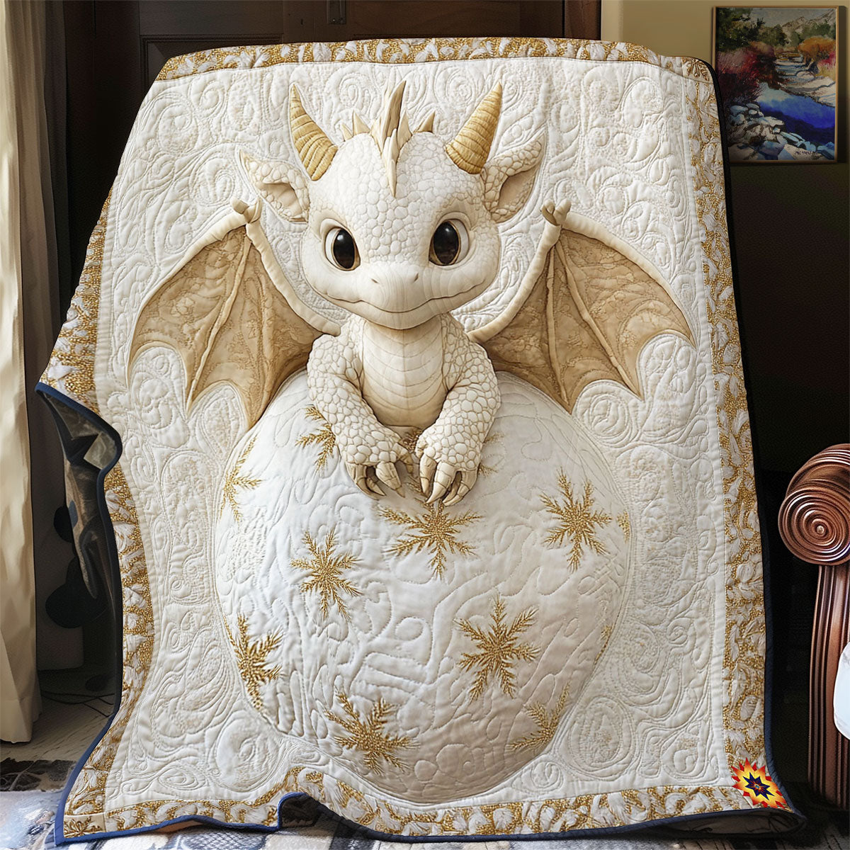 Snowball Dragon WY2211007CL Quilt