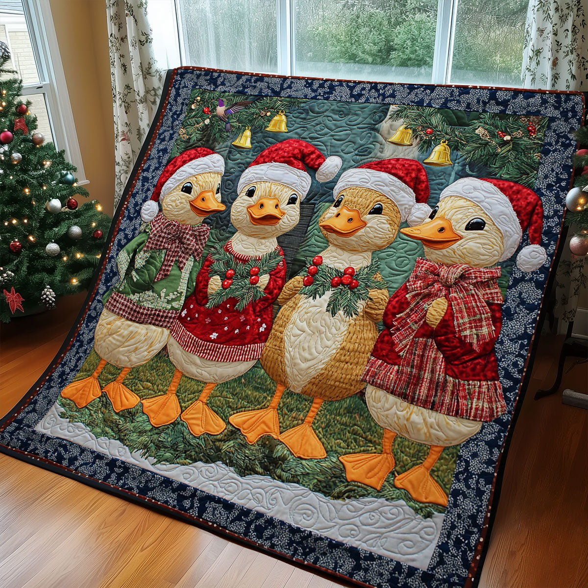 Christmas Duck WY2311007CL Quilt