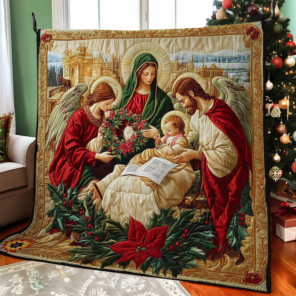 Mary And Jesus WY0612016CL Quilt