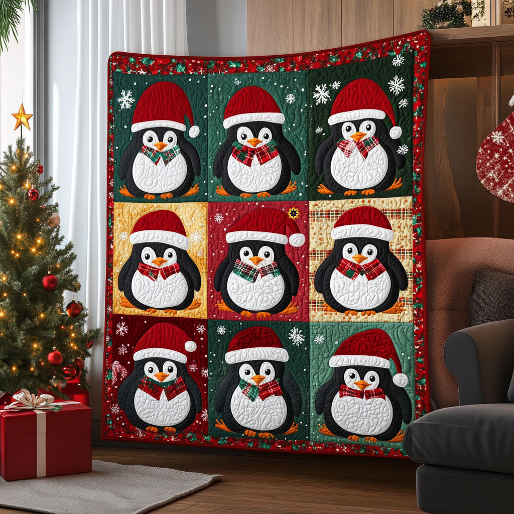 Christmas Penguin WJ0412014CL Quilt