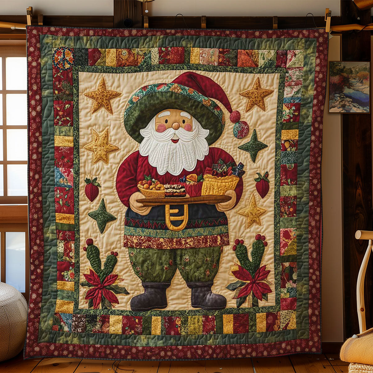 Santa’s Fiesta WN2311007CL Quilt