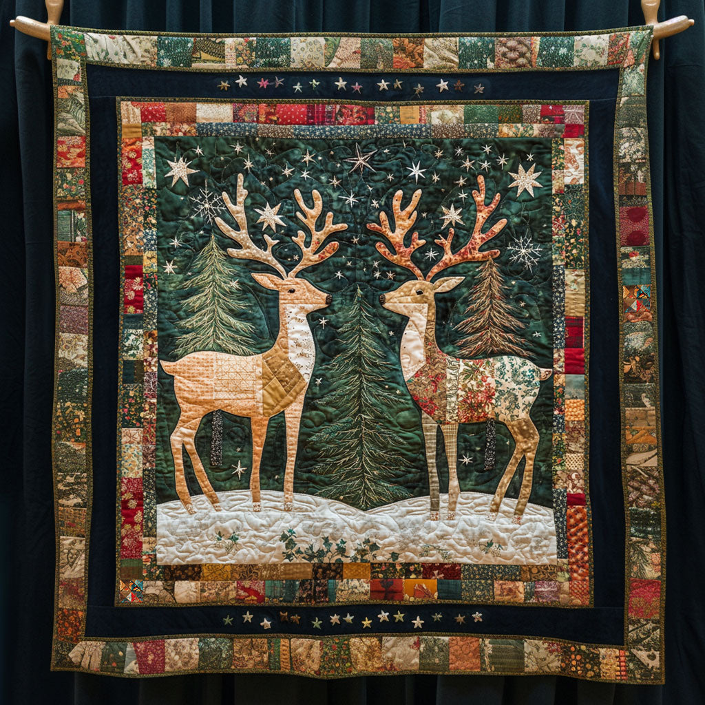 Christmas Deer WJ2211013CL Quilt