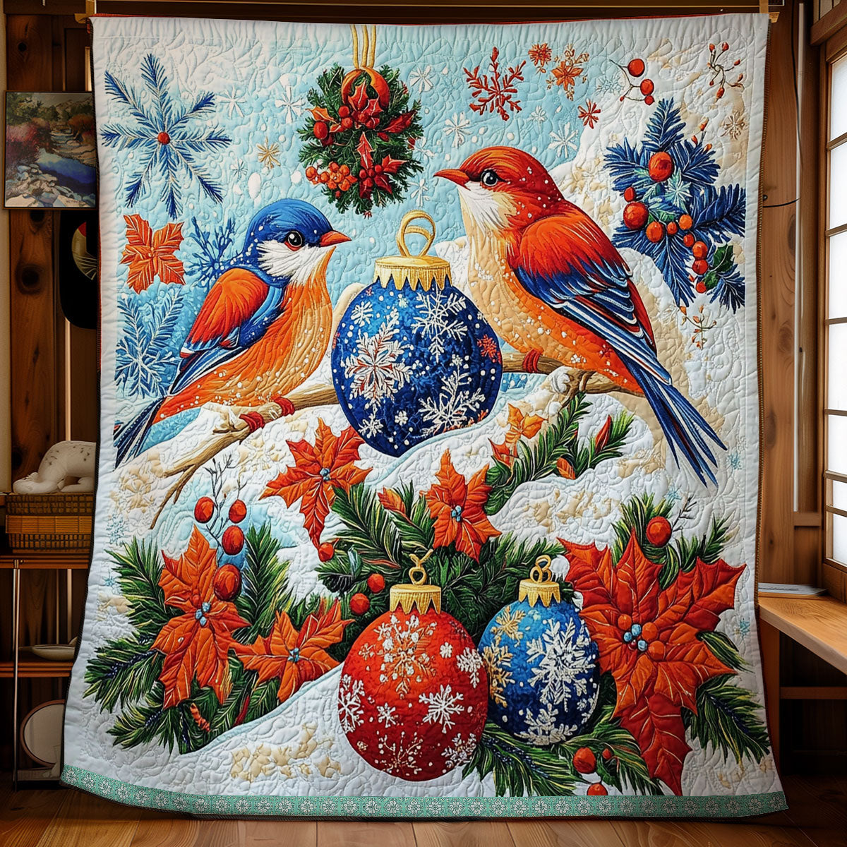 Bird Ornament WX1811004CL Quilt