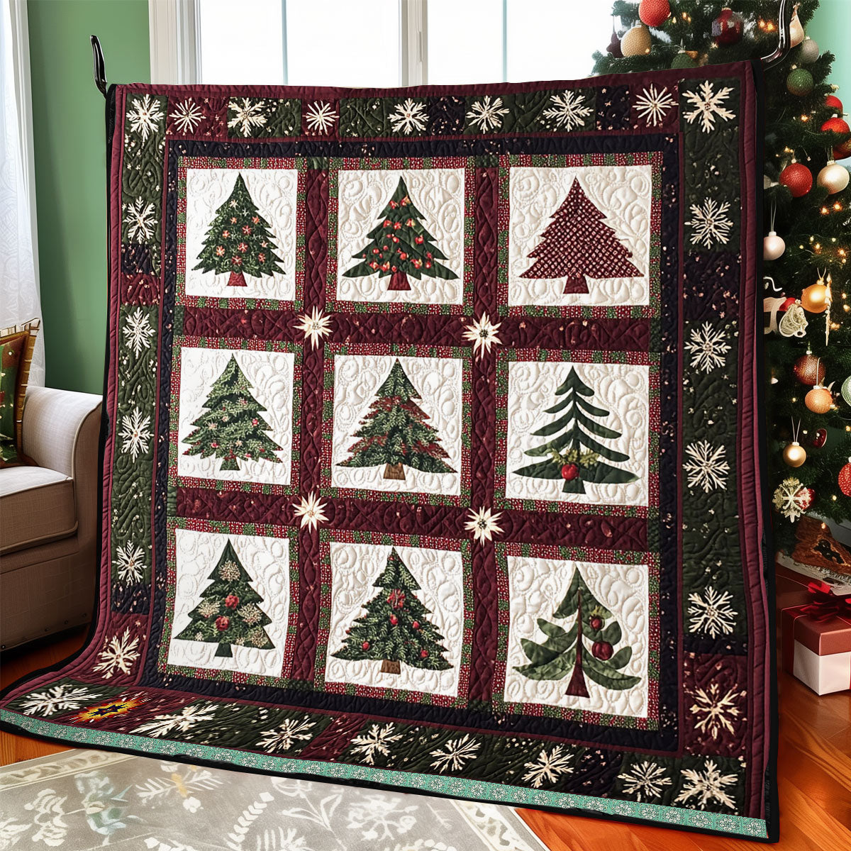 Christmas Tree WJ0412017CL Quilt