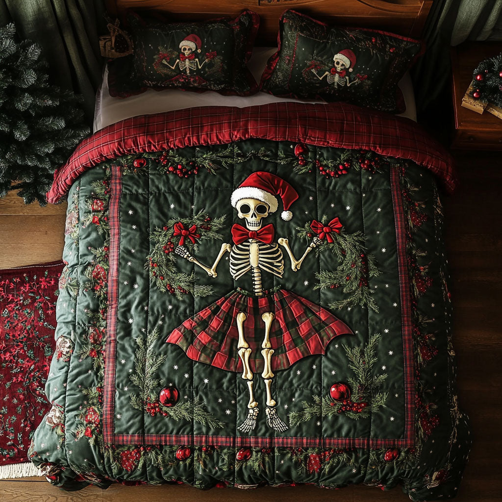 Skeleton Stocking Shuffle WN1107063CL Duvet Cover Set