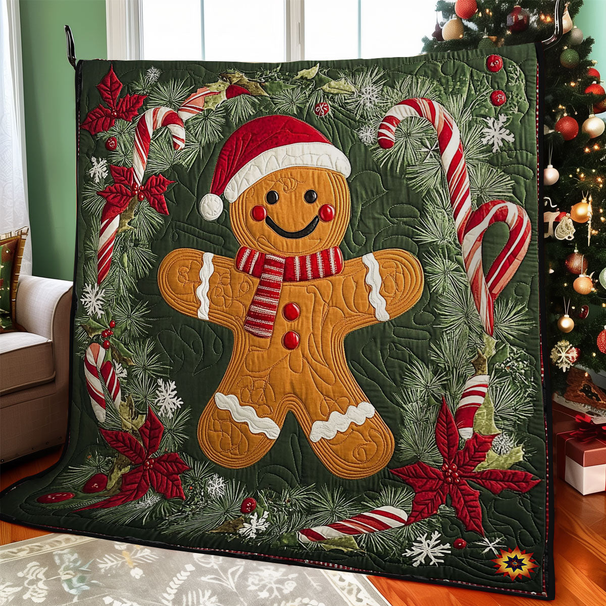 Christmas Gingerman WY0312021CL Quilt