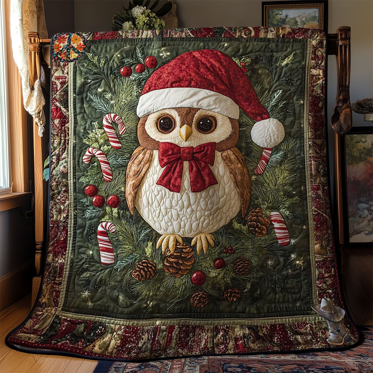 Winter Owl Wonderland WN2911006CL Quilt